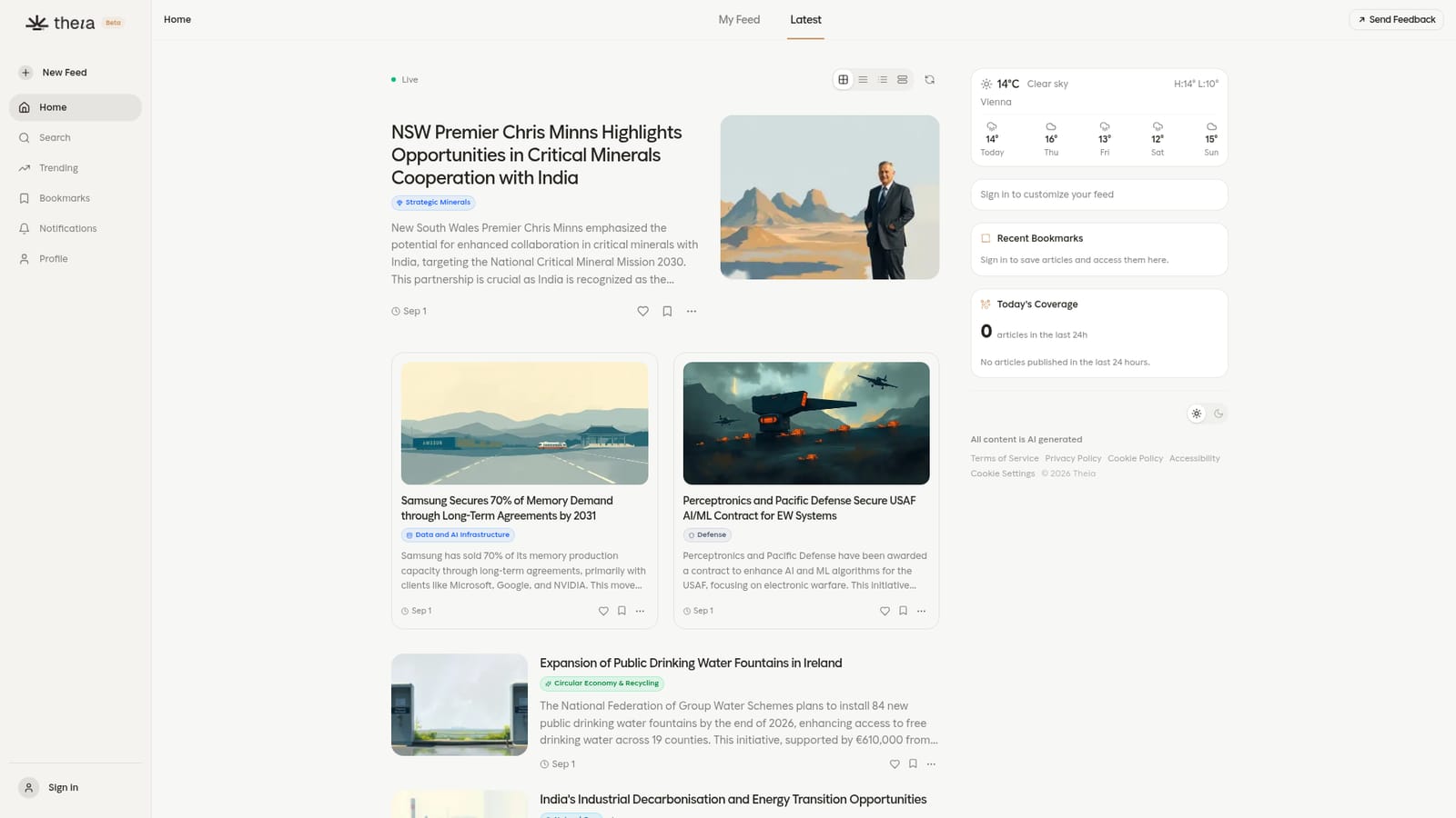 Theia — Open the live feed