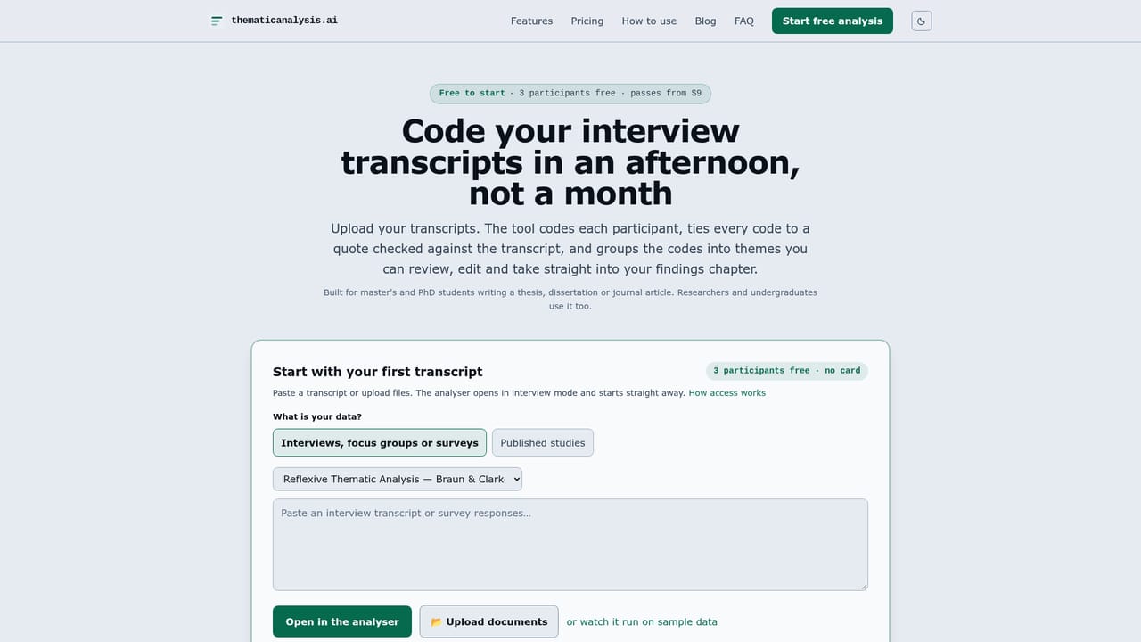 thematicanalysis.ai — Review the codes and verify every quote