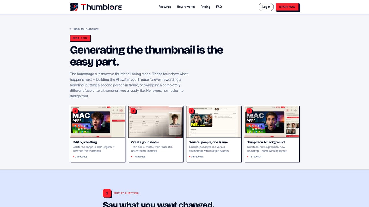Thumblore — Watch the recorded walkthroughs