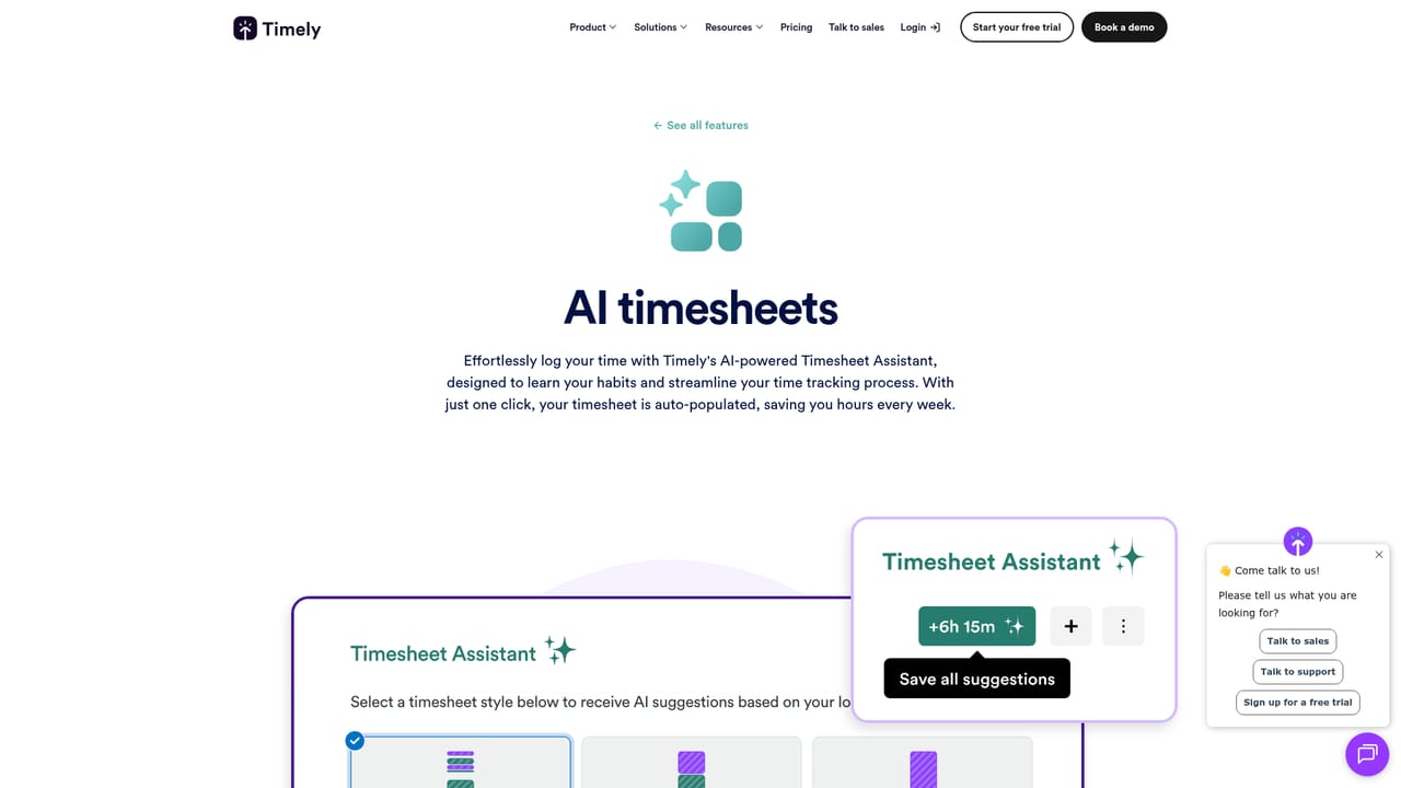 Timely — Review and approve draft timesheets