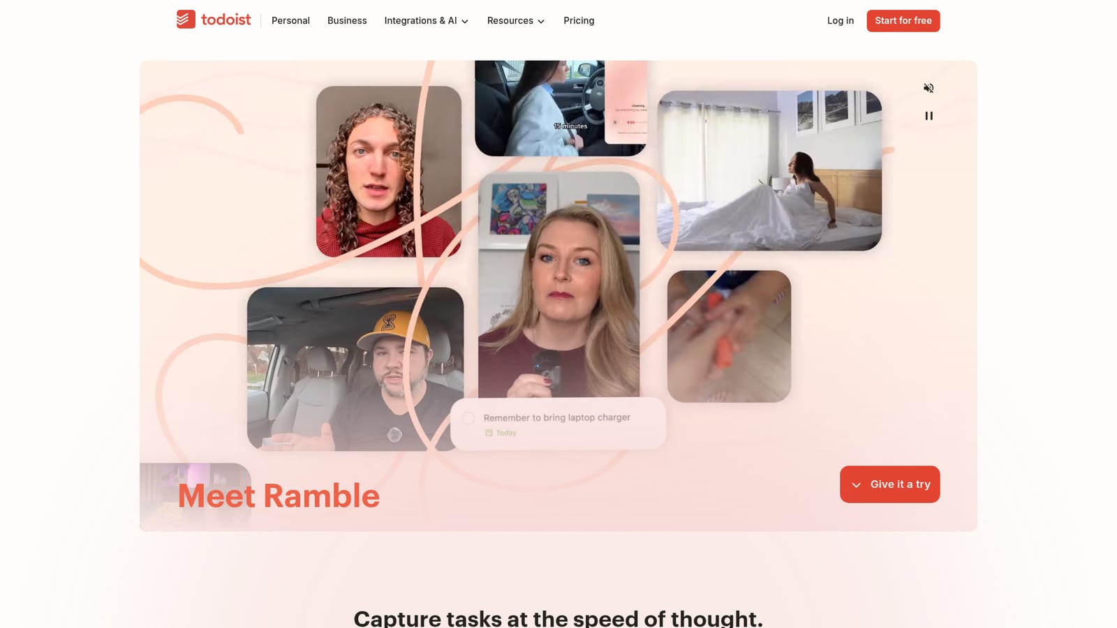 Todoist Ramble — Try the interactive demo