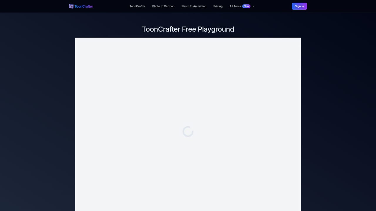 ToonCrafter — Open the free playground