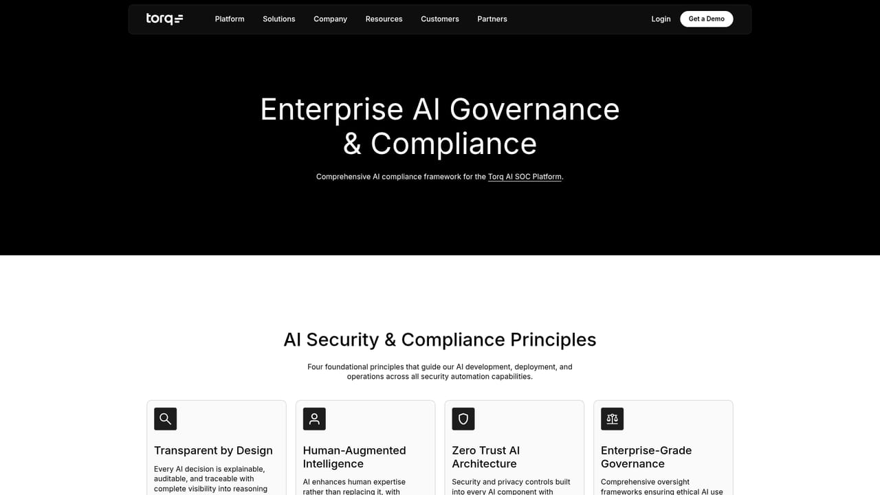 Torq Agentic AI — Review the governance model before granting access