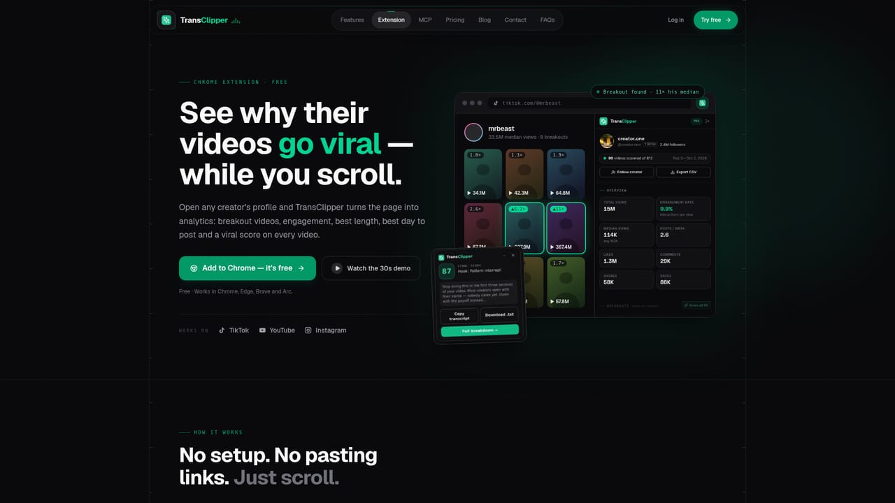 TransClipper — Install the Chrome extension