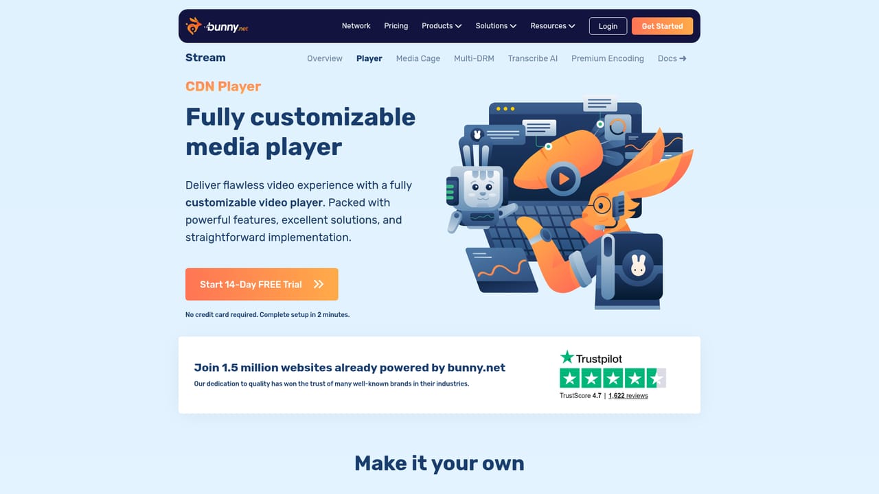 Transcribe AI by Bunny.net — Add translations and deliver