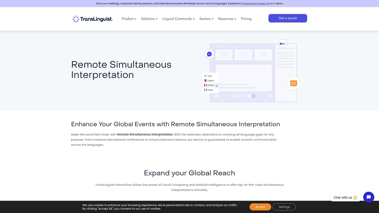 TransLinguist — Pick the interpretation mode for your event