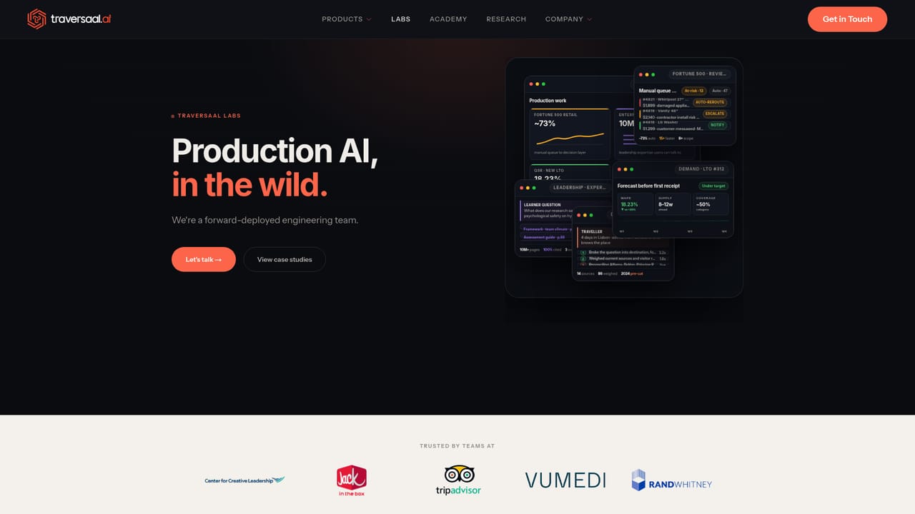 Traversaal — Scope a build or training track