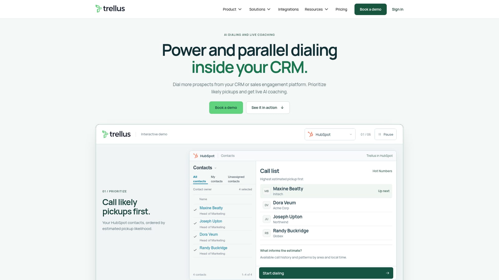 Trellus — Explore the product tour with sample data