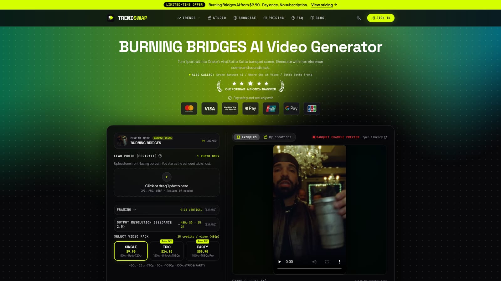 TrendSwap — Open the Burning Bridges template