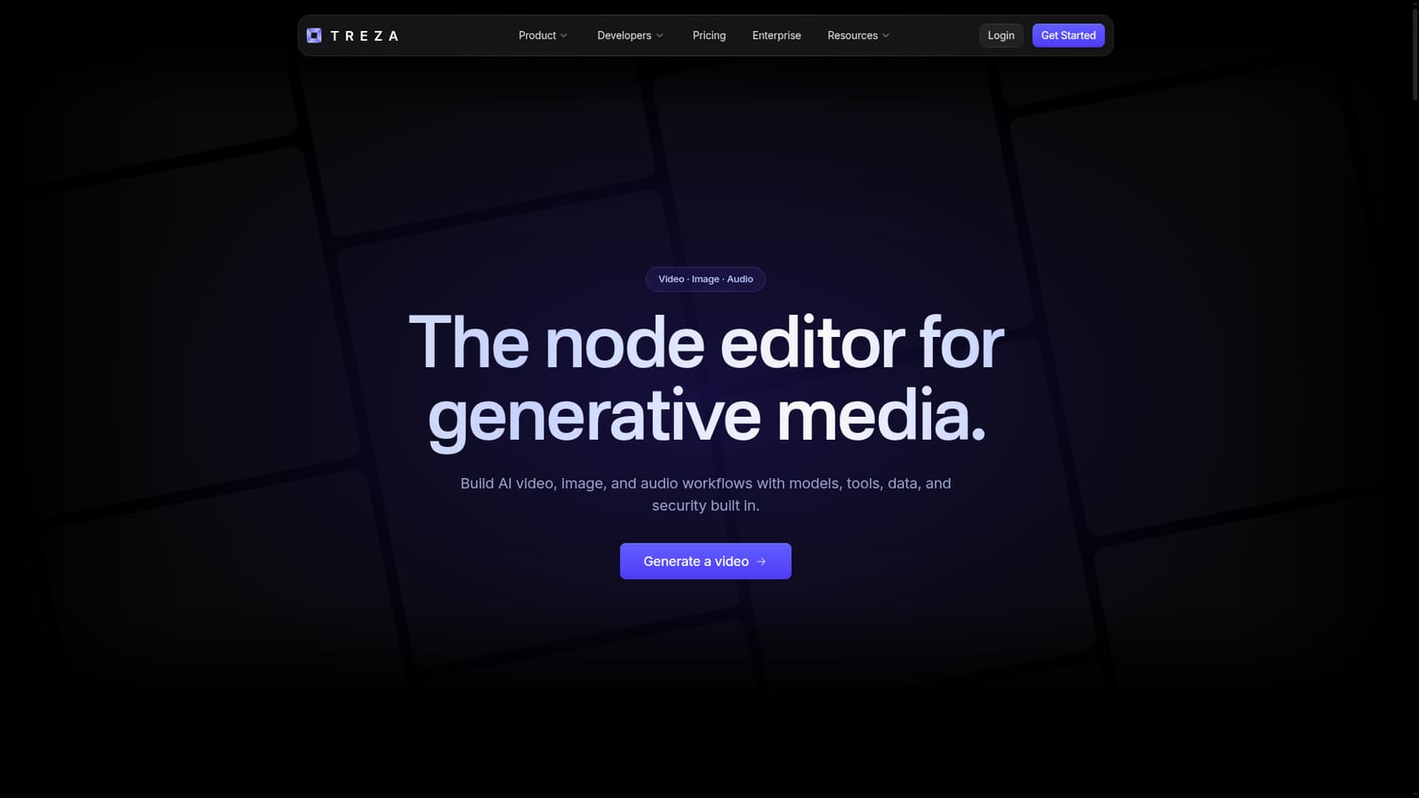 Treza Faceless Video Generator — Describe the video you want