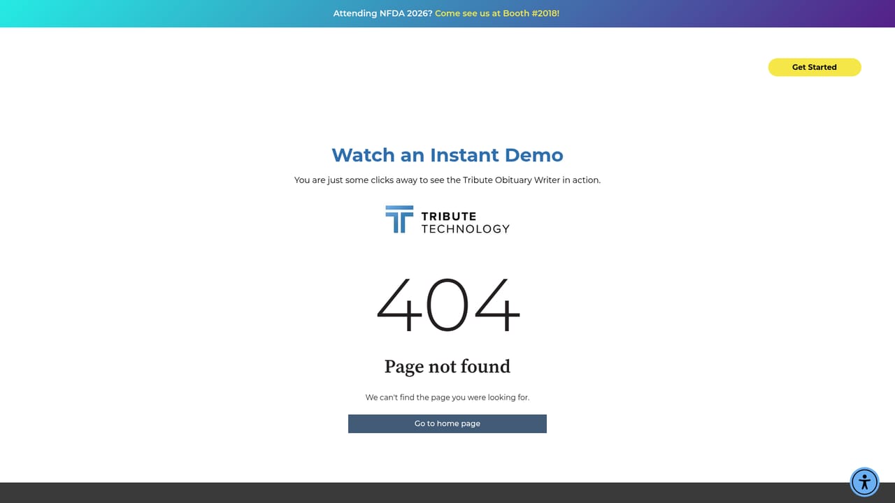 Tributetech — Watch the instant demo