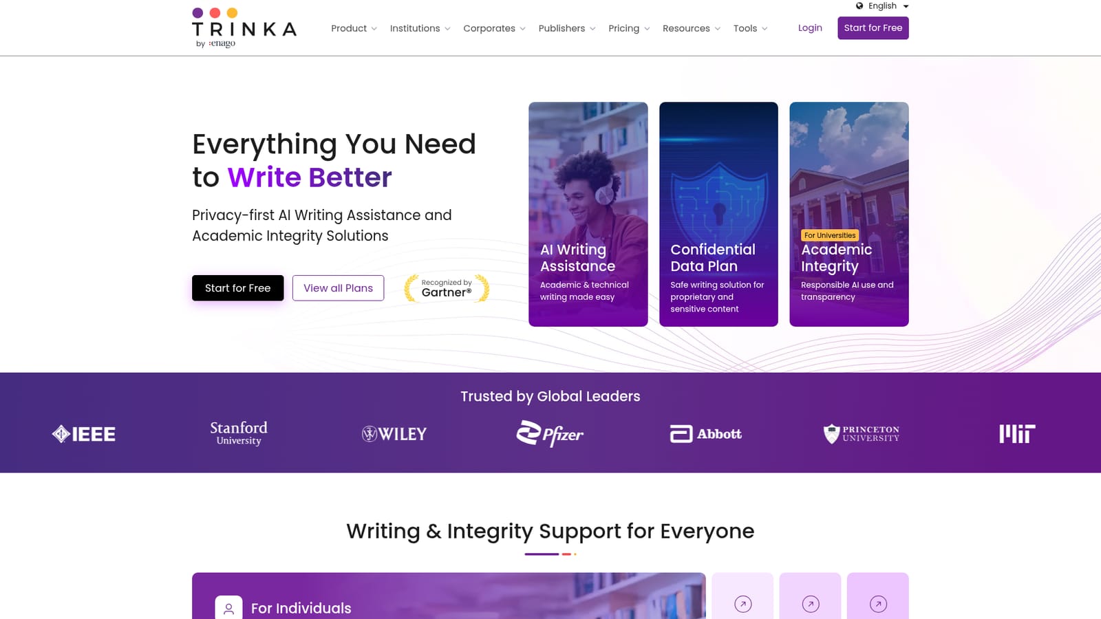 Trinka AI — Create a free account