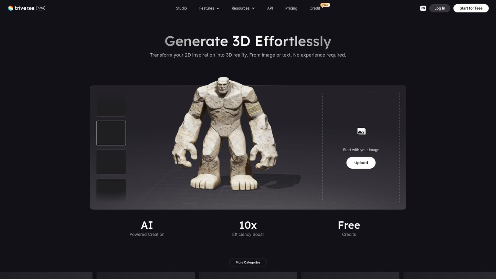 Triverse AI — Open the generator