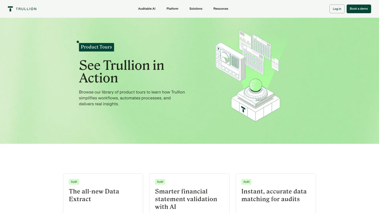 Trullion — Explore product tours and use-case pages