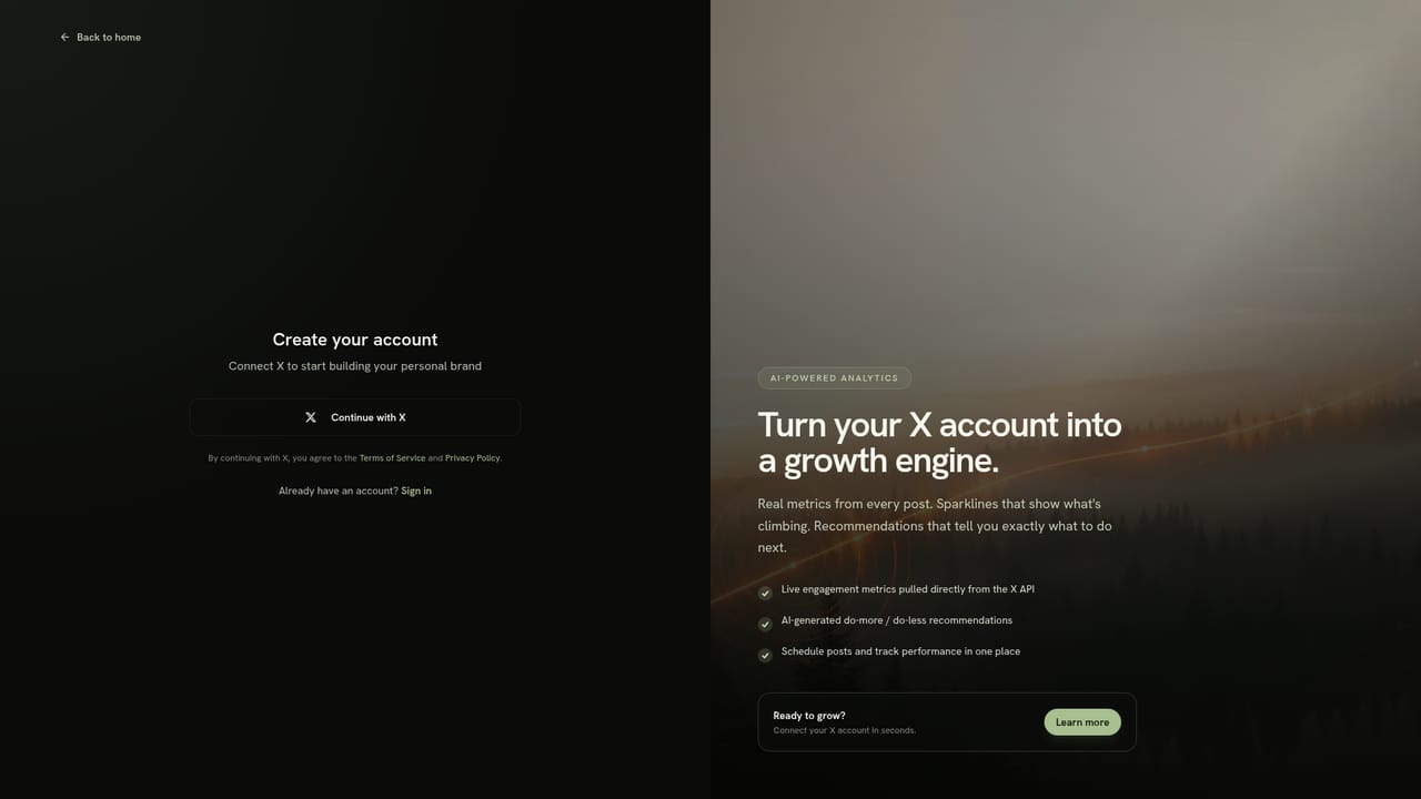 Trumpet House — Create your account