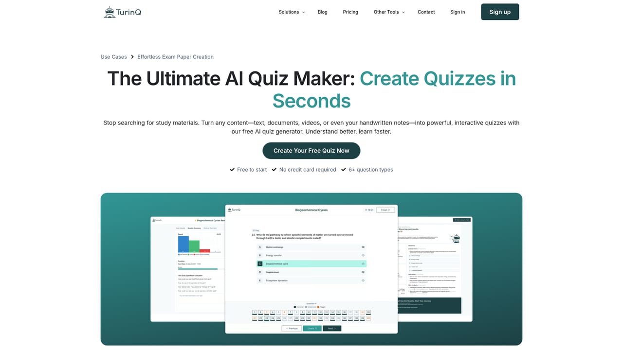 TurinQ — Assemble the quiz and share it