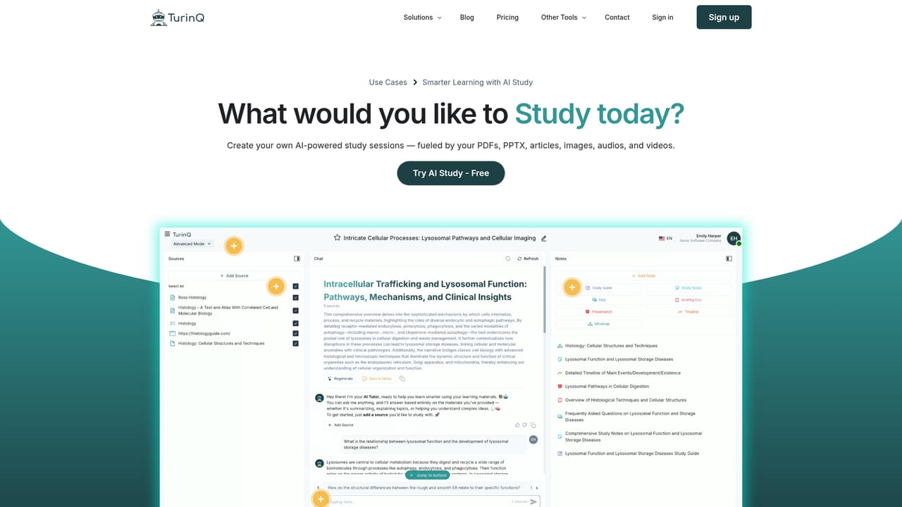 TurinQ — Review grading and study insights