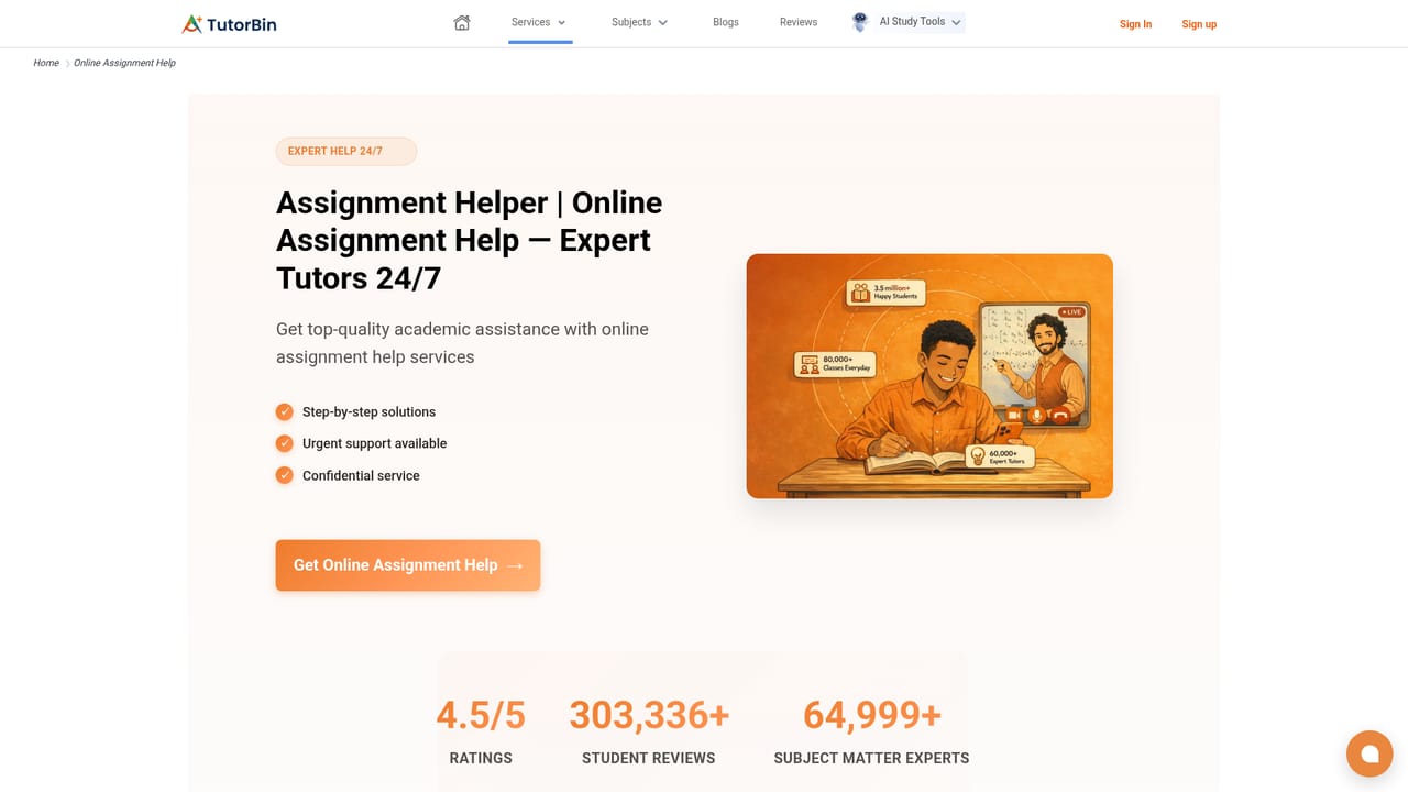 TutorBin — Post your assignment brief