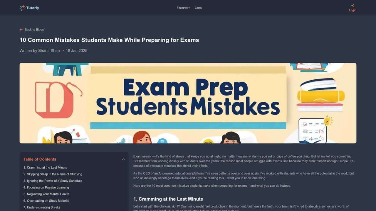Tutorly — Explore the wider toolset and reading