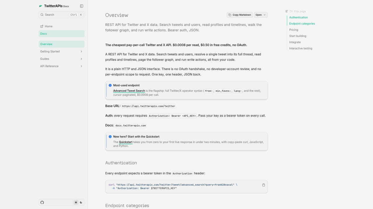 TwitterAPIs — Make your first call