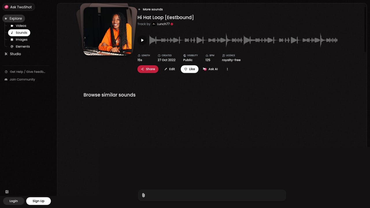TwoShot — Browse community sounds for reference