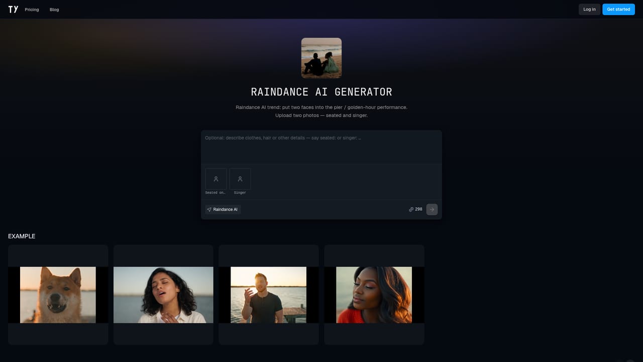 Tyndall AI — Turn a photo into a trend based video