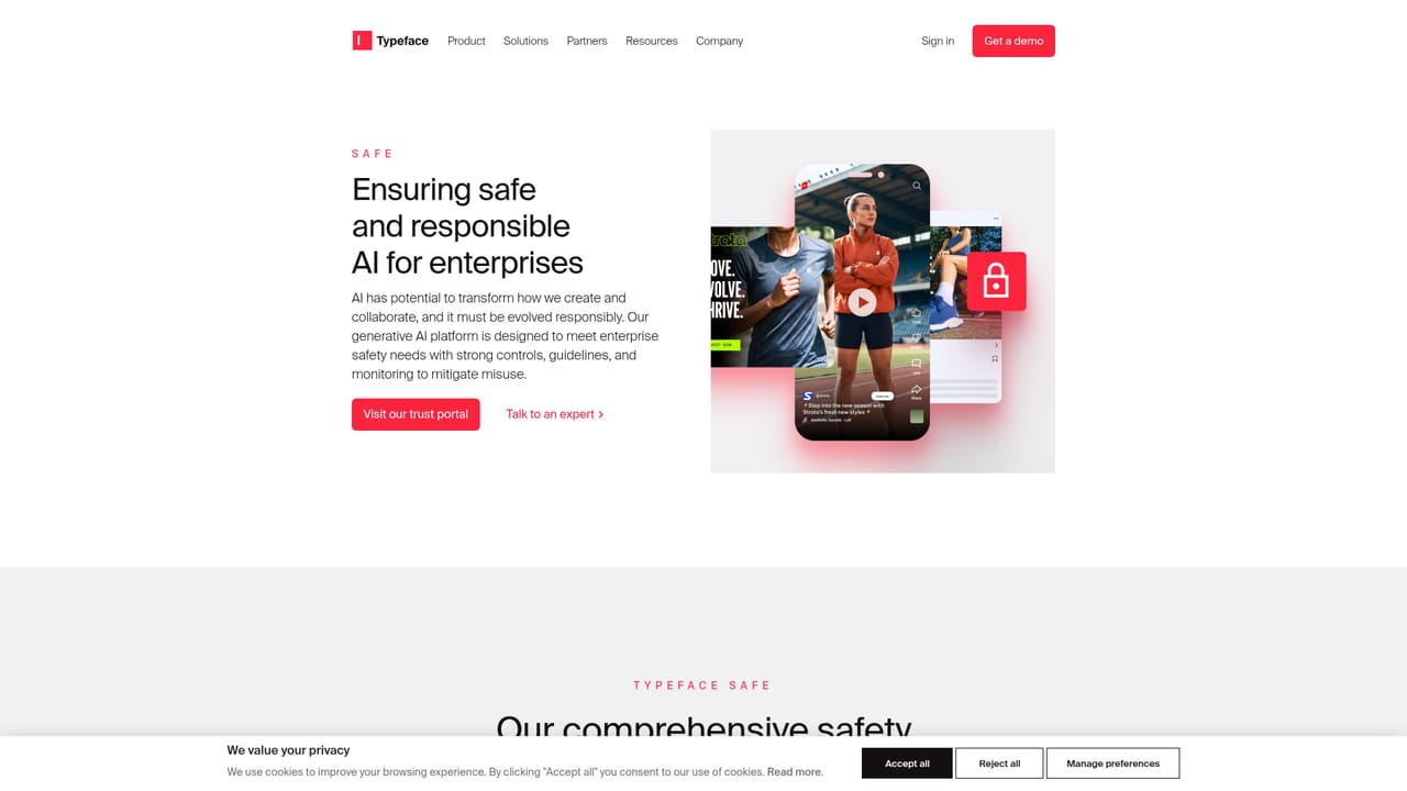 Typeface — Review the brand agent and safety model