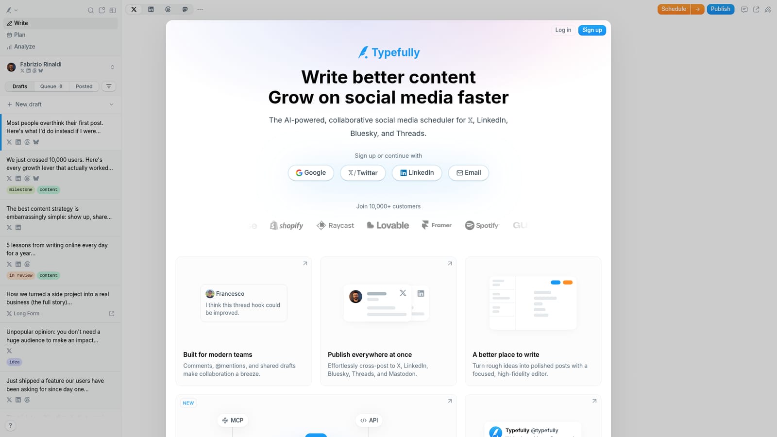 Typefully — Create your account