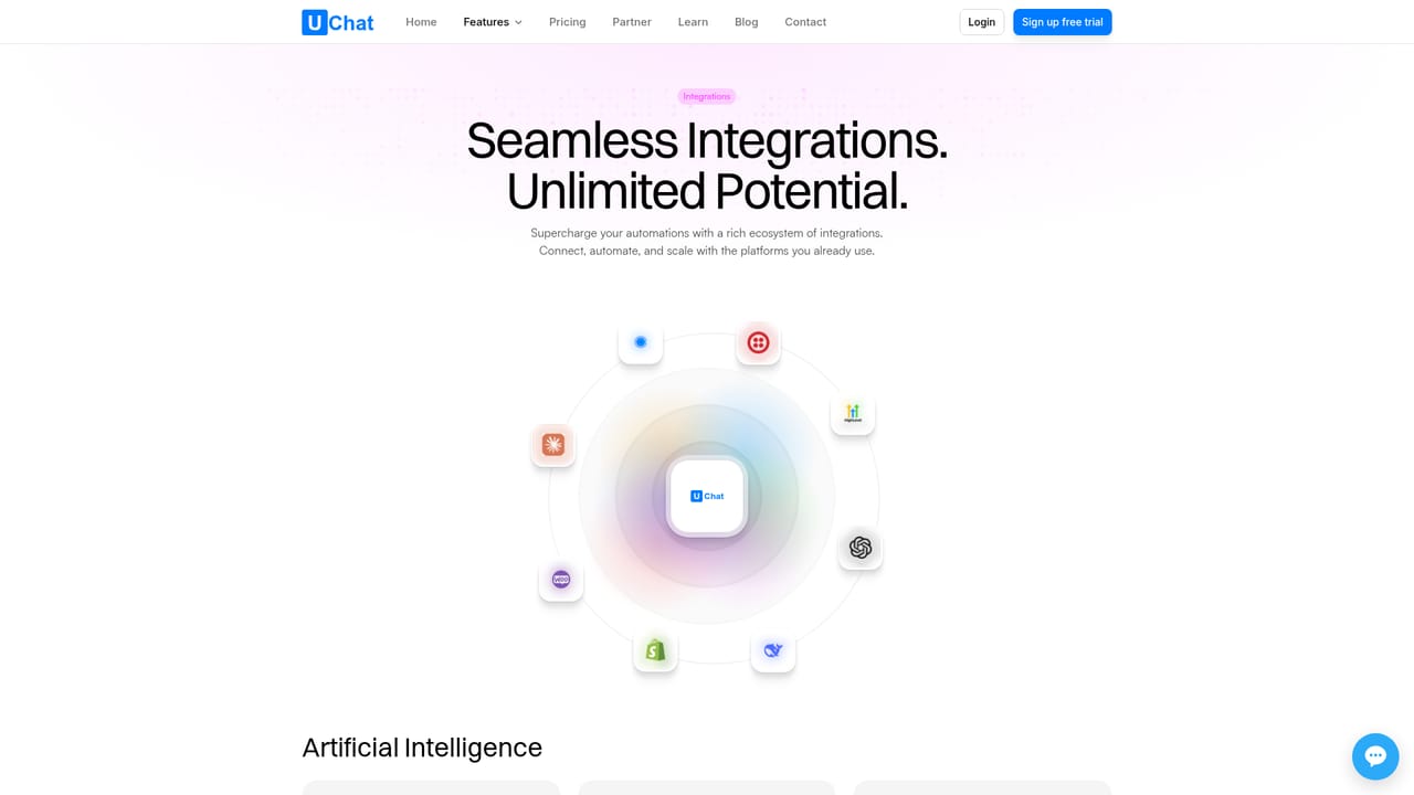 UChat — Set up your CRM and integrations