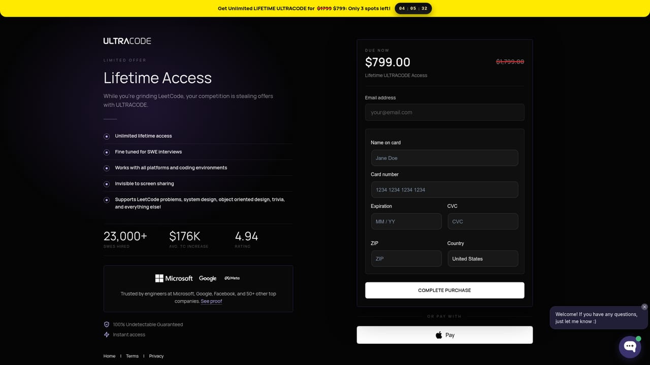 Ultracode — Buy lifetime access