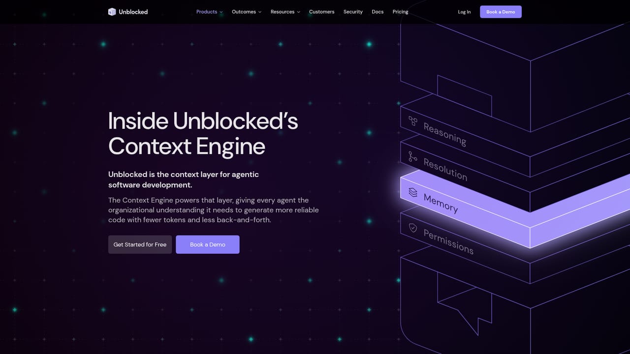 Unblocked — Review the context engine
