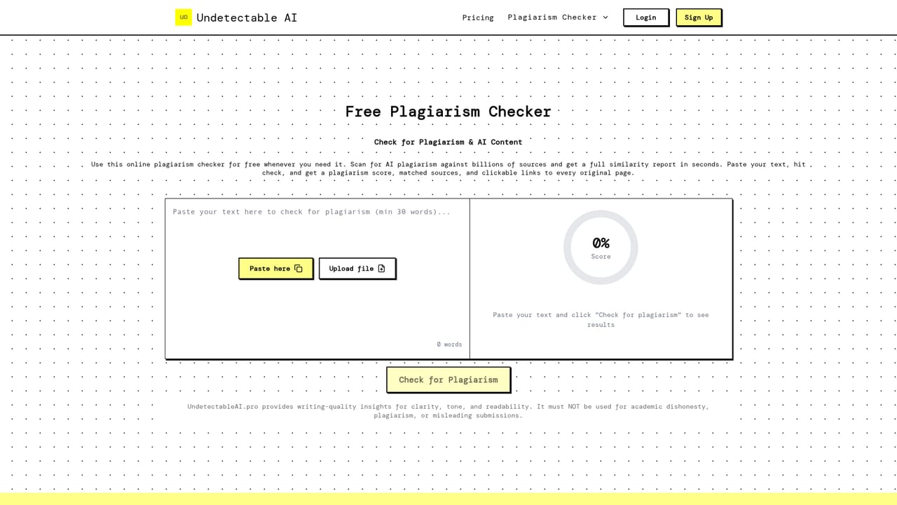 Undetectable AI Pro — Check originality