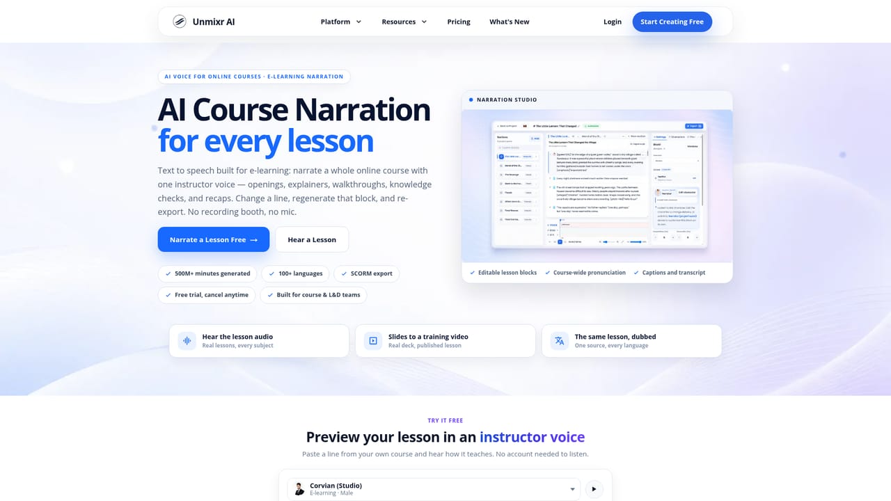 Unmixr — Rewrite and direct the script