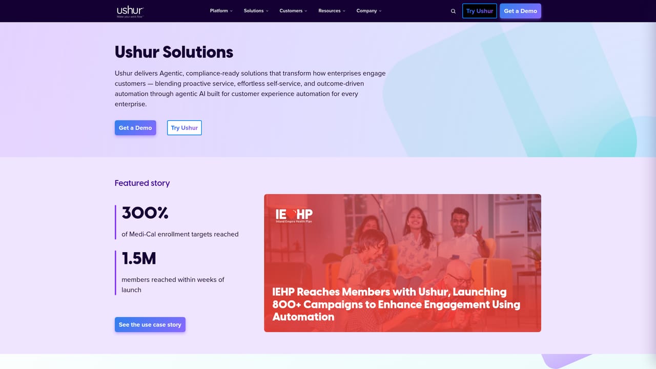 Ushur — Map a journey to your industry