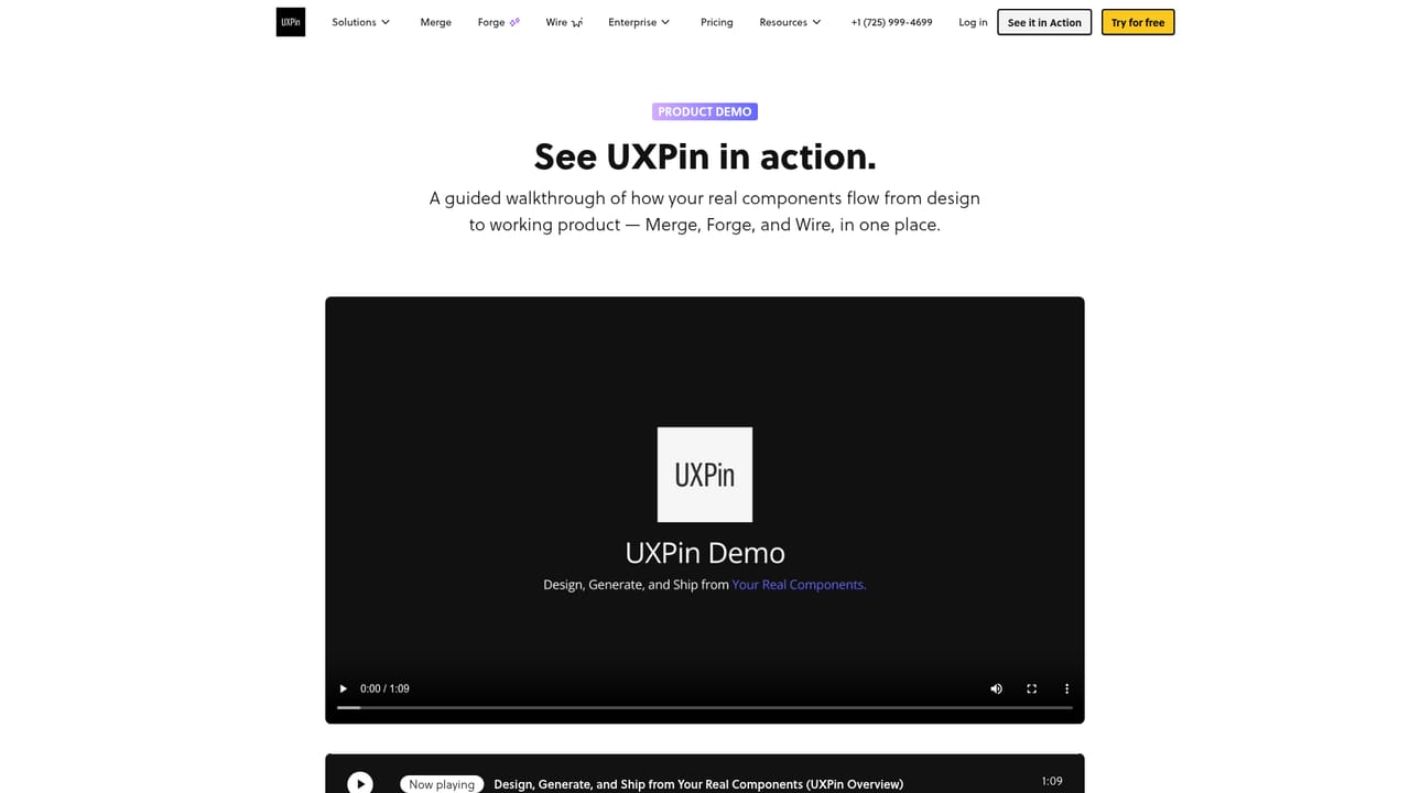 UXPin — Watch the product walkthrough