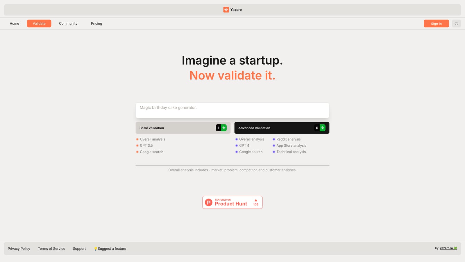 Validator by Yazero — Open the validation tool