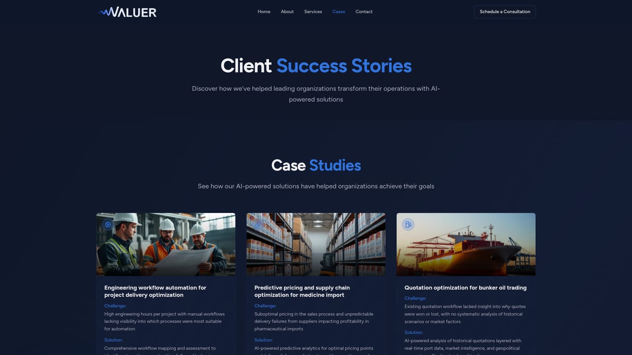 Valuer — Check comparable engagements