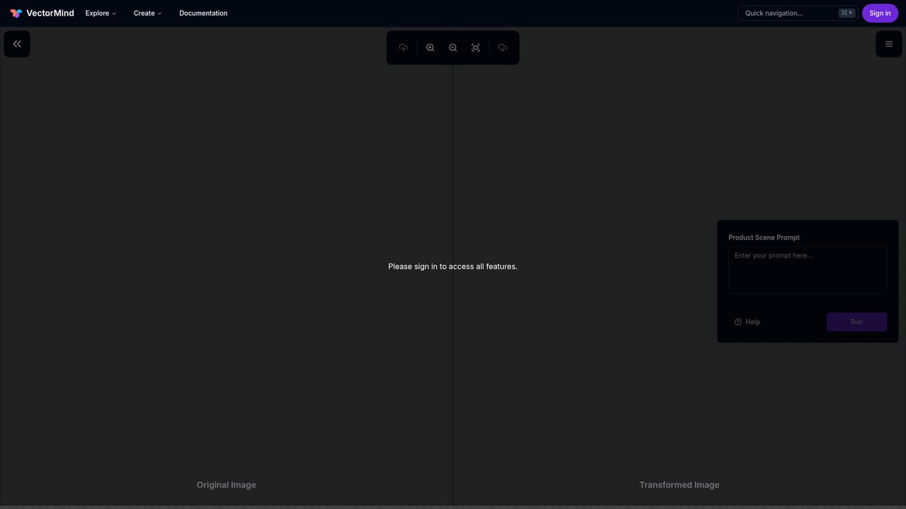 VectorMind — Prepare e-commerce mockups