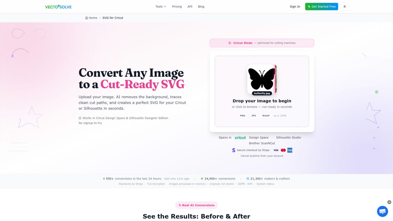 VectoSolve — Pick your machine workflow