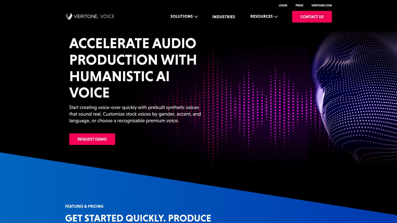 Veritone Voice — Pick your voice route