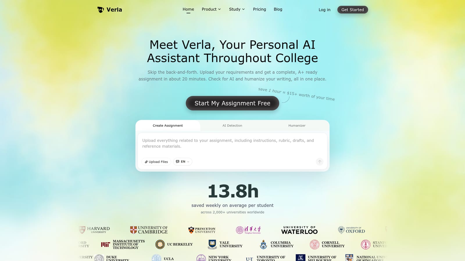 Verla — Create an account