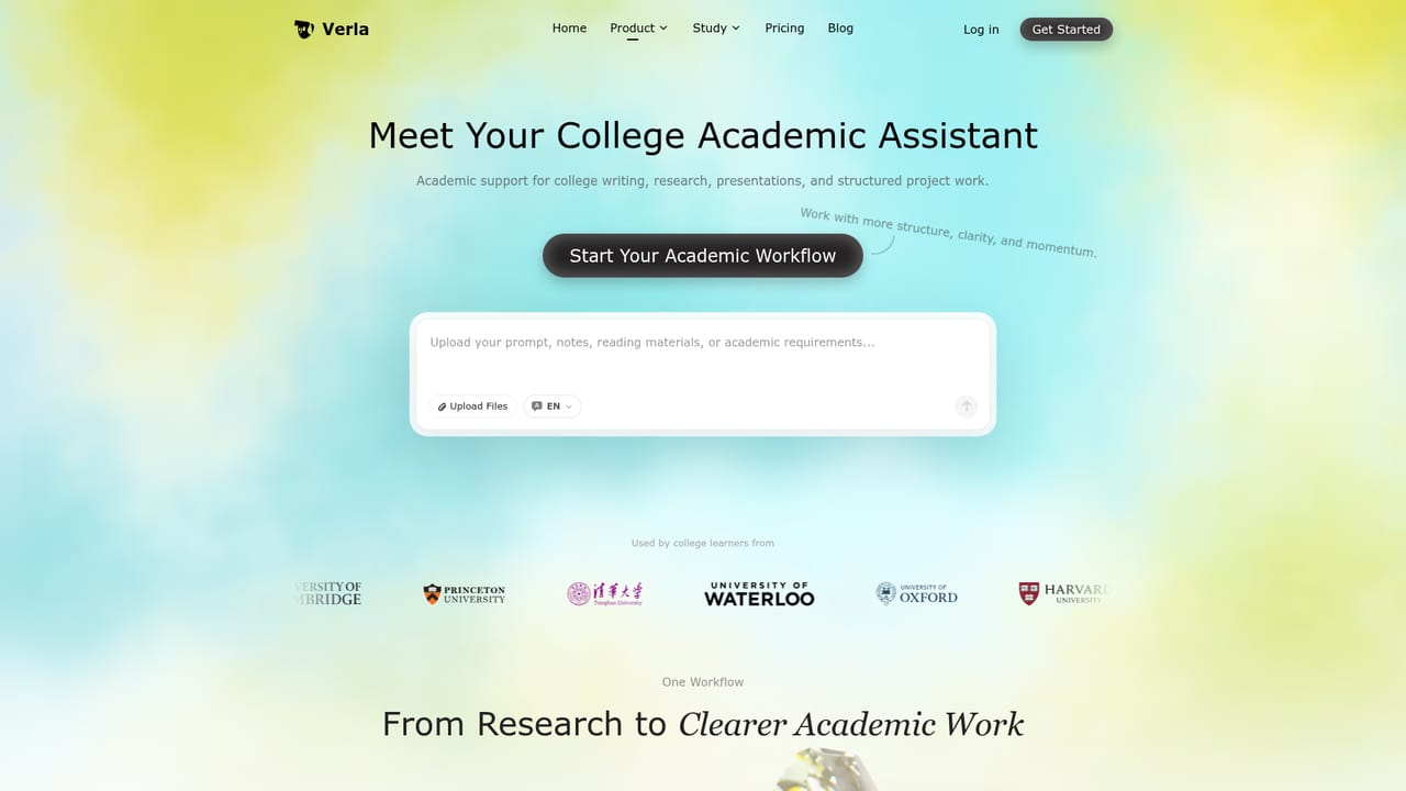 Verla — Upload your requirements
