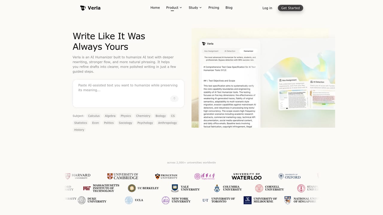 Verla — Humanize flagged passages