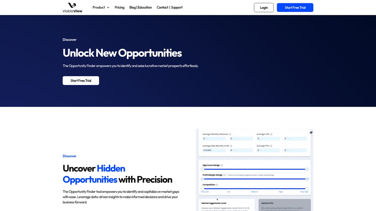 ViableView — Search the Opportunity Finder