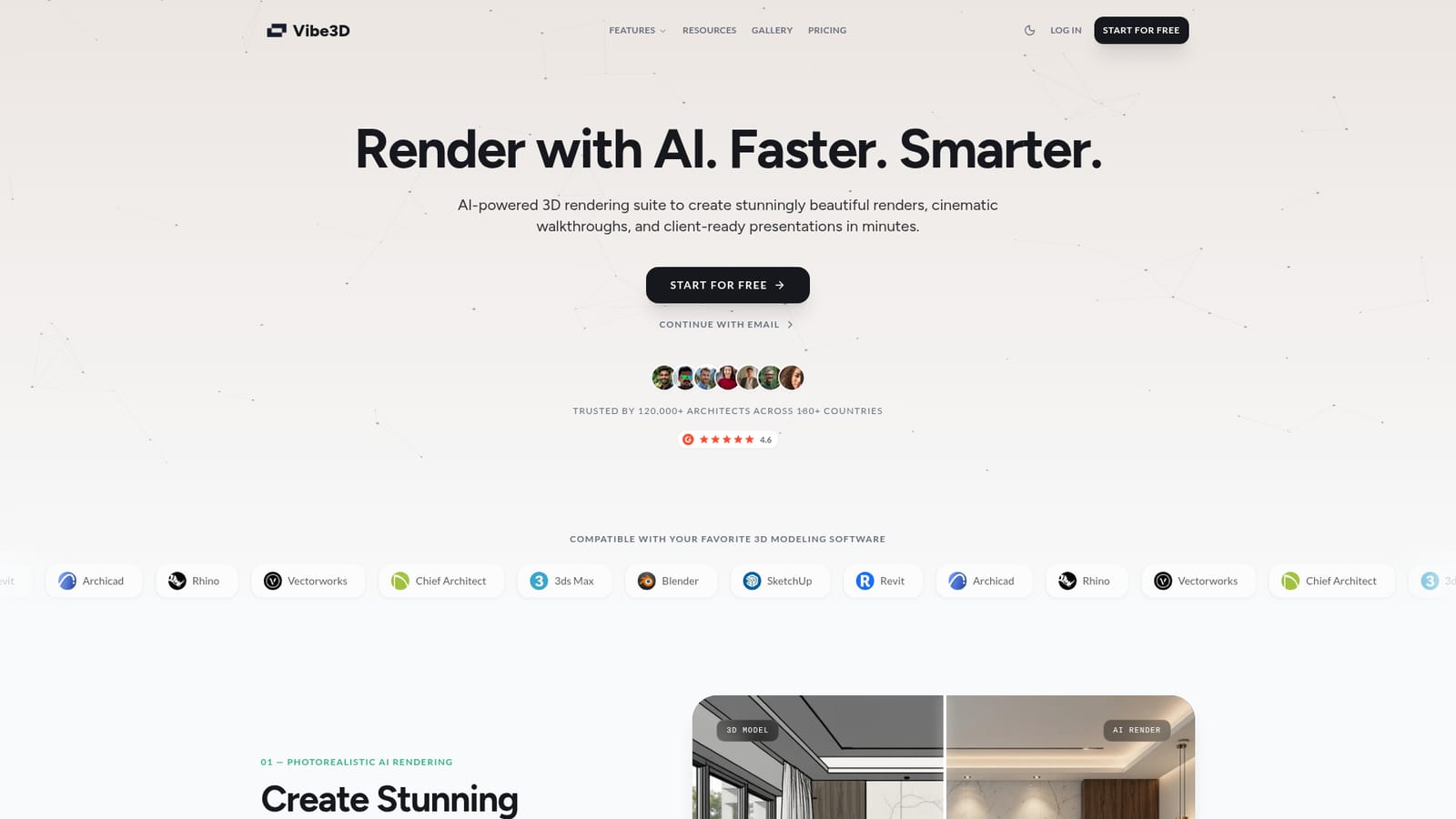 Vibe3D — Create your account