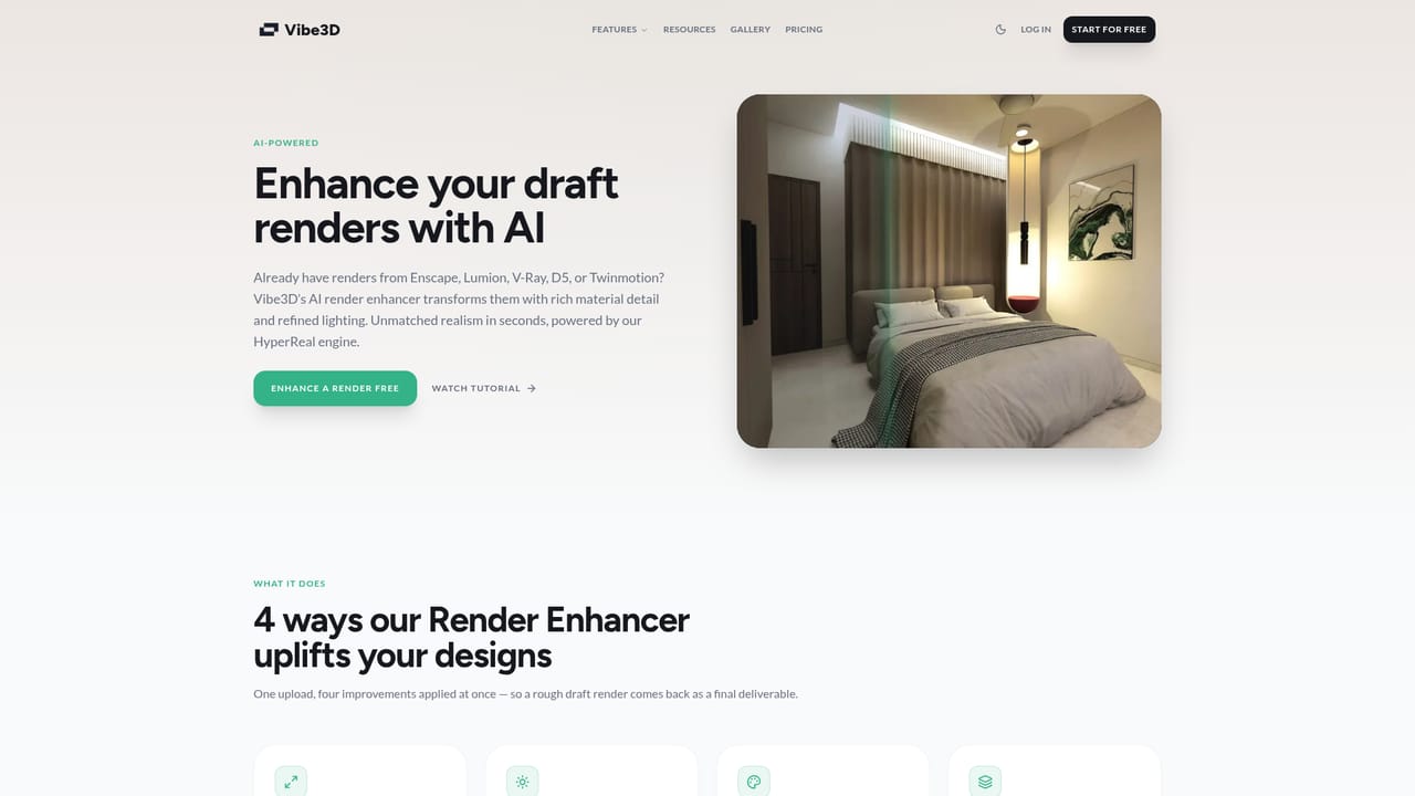 Vibe3D — Enhance and export