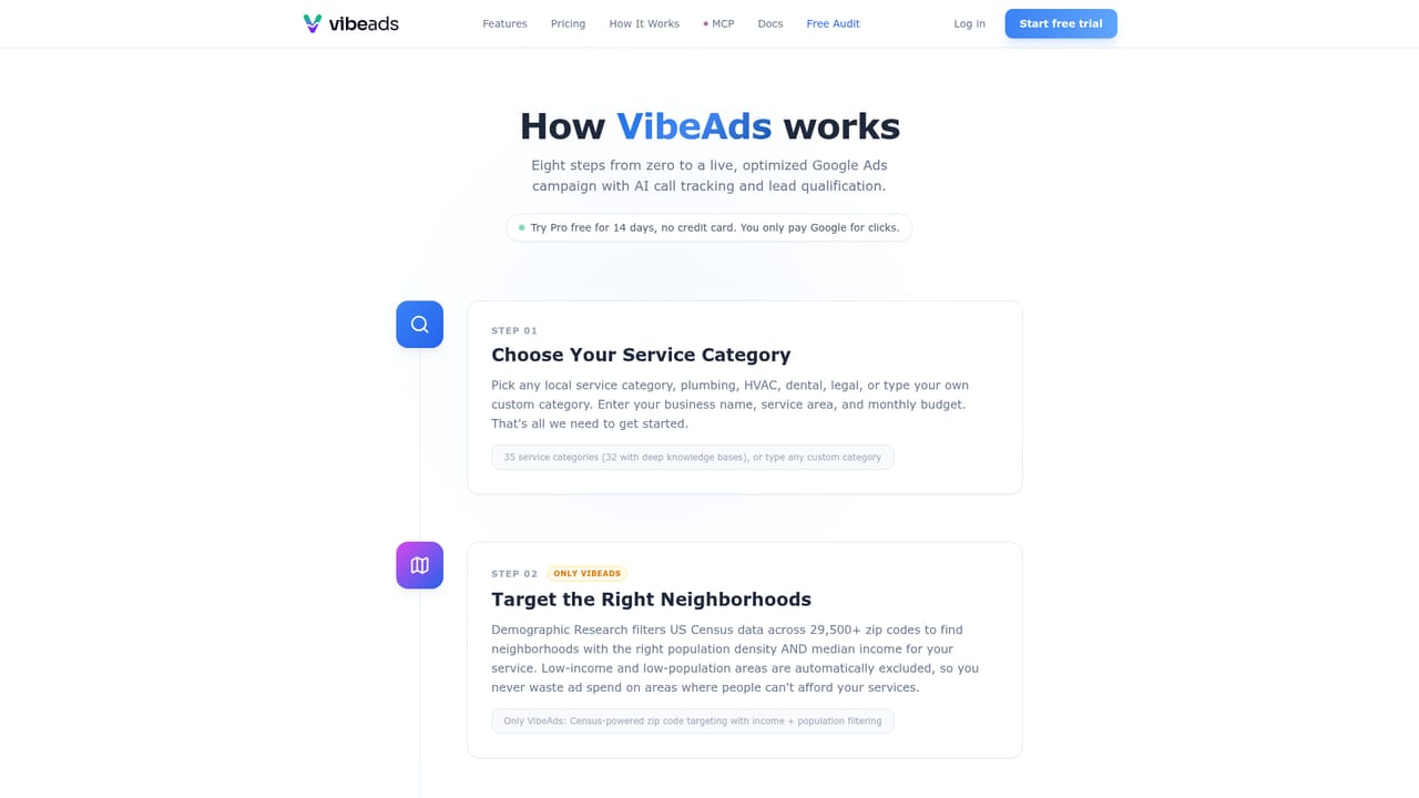 VibeAds — Watch the walkthrough