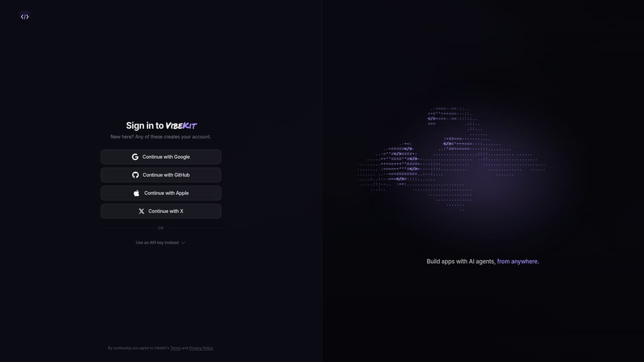 VibeKit — Install the iOS app for mobile builds