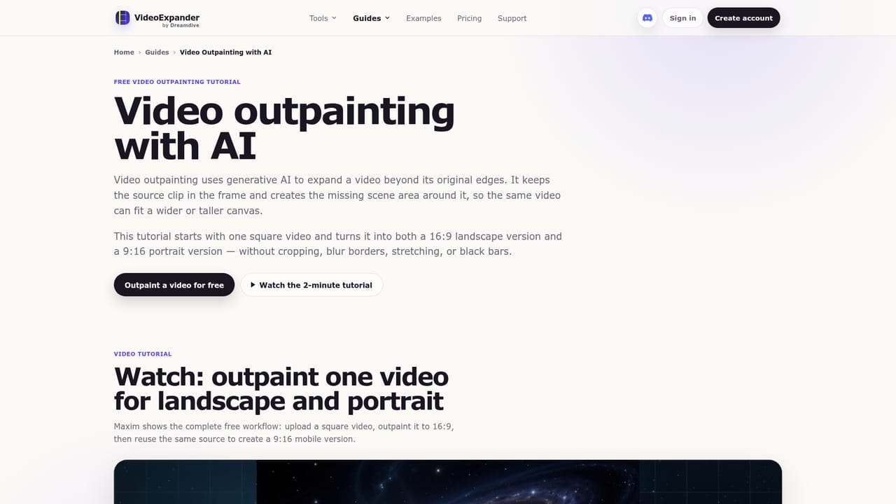 VideoExpander.ai — Download or refine