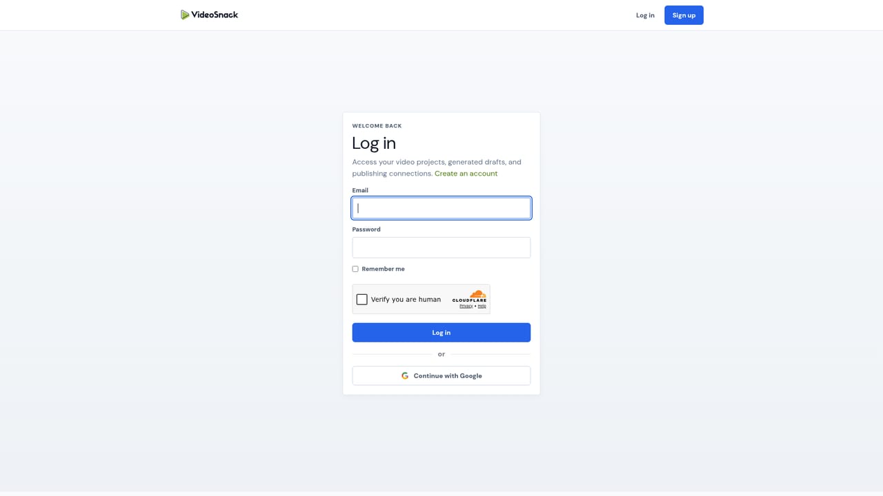 VideoSnack — Paste the source page for your product
